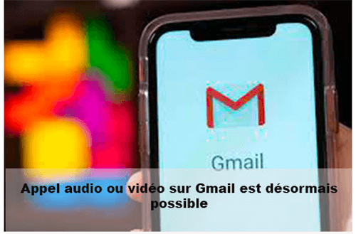 Passer un appel sur application gmail