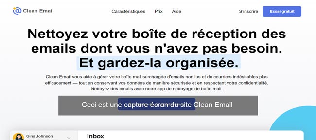 Clean Email logiciel antispam