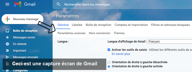 Créer un nouveau modèle dans Gmail