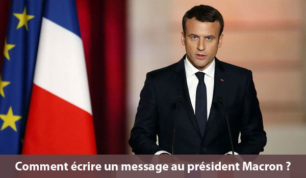 Contacter le président Macron par mail