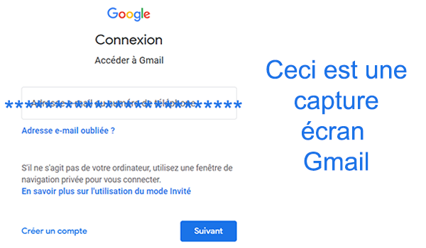 Les étapes de connexion à Gmail